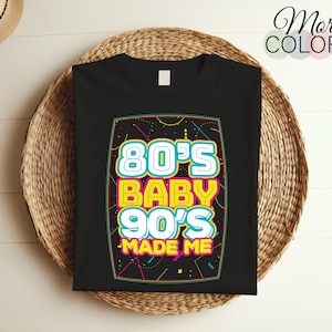 90s Vibe T-Shirt, 1990 Party Costume, 90s Shirt, 90 Music Party Apparel, 90s Theme Party TShirt, 90s Clothing, Throwback 80s Gifts Shirt,