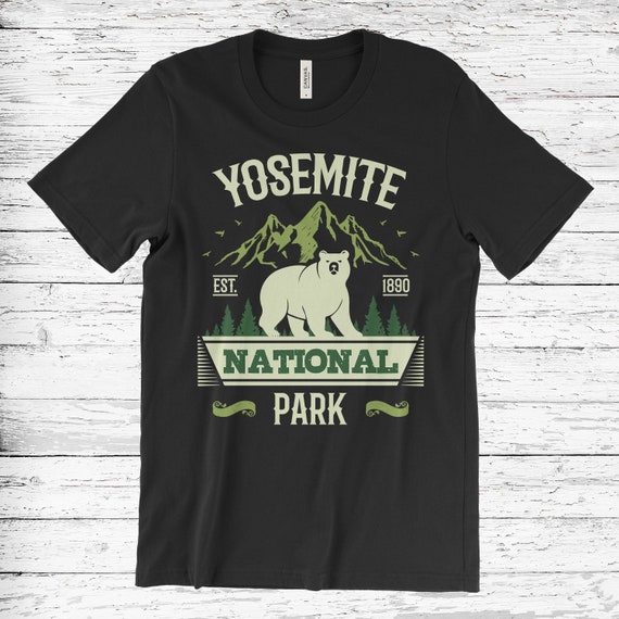 Vintage Yosemite National Park Bear Badge Retro Shirt Vintage Yosemite National Park Bear Badge Retro Shirt