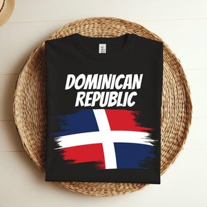 Dominican Republic Flag T-Shirt, Great Gift for Dominicans, Shirt For Trip Travel to Dominican Republic, Birthday Christmas Present TShirt,