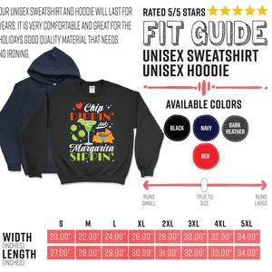 Chip Dippin' & Margarita Sippin' Unisex Sweatshirt main image 1