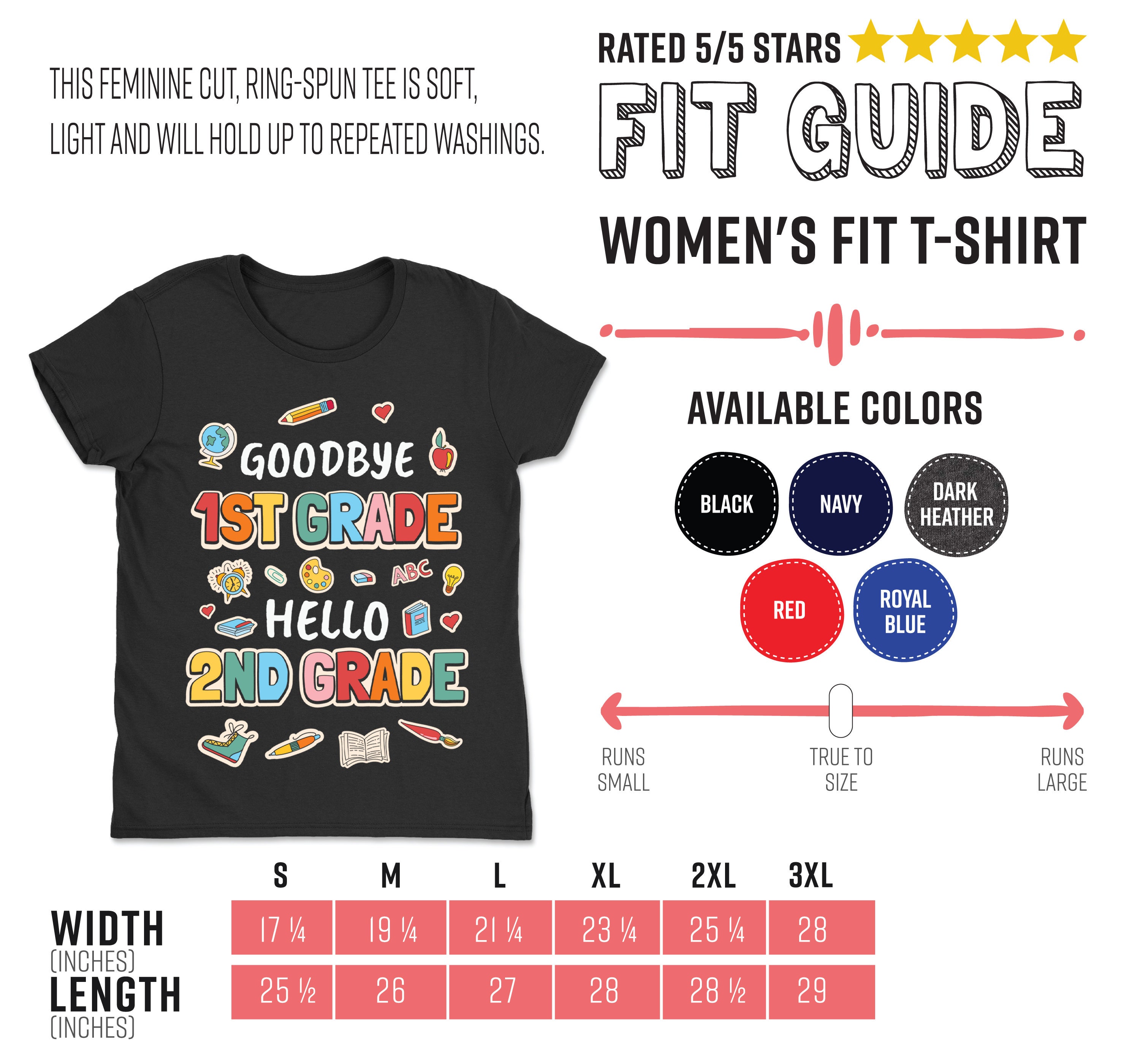 Goodbye My Last Day of 1st Grade 2nd Here I Come Hello Graduate ...