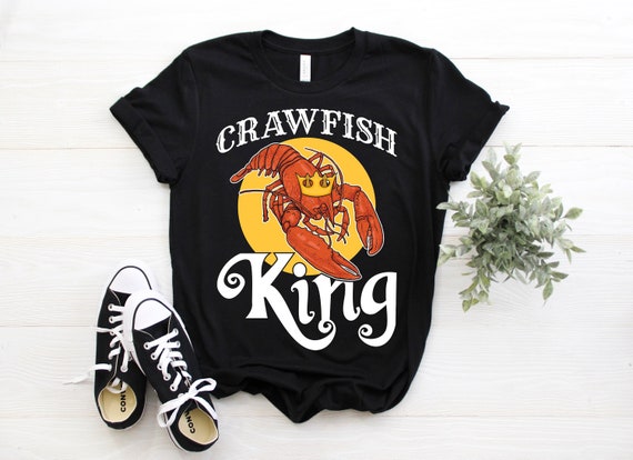 Crawfish Boil King Master Vintage T-shirt, Funny Crawfish Gift