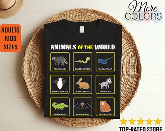 Rare Animals Of The World Funny Animals Lover Gift T-Shirt Rare Animals Of The World Funny Animals Lover Gift T-Shirt
