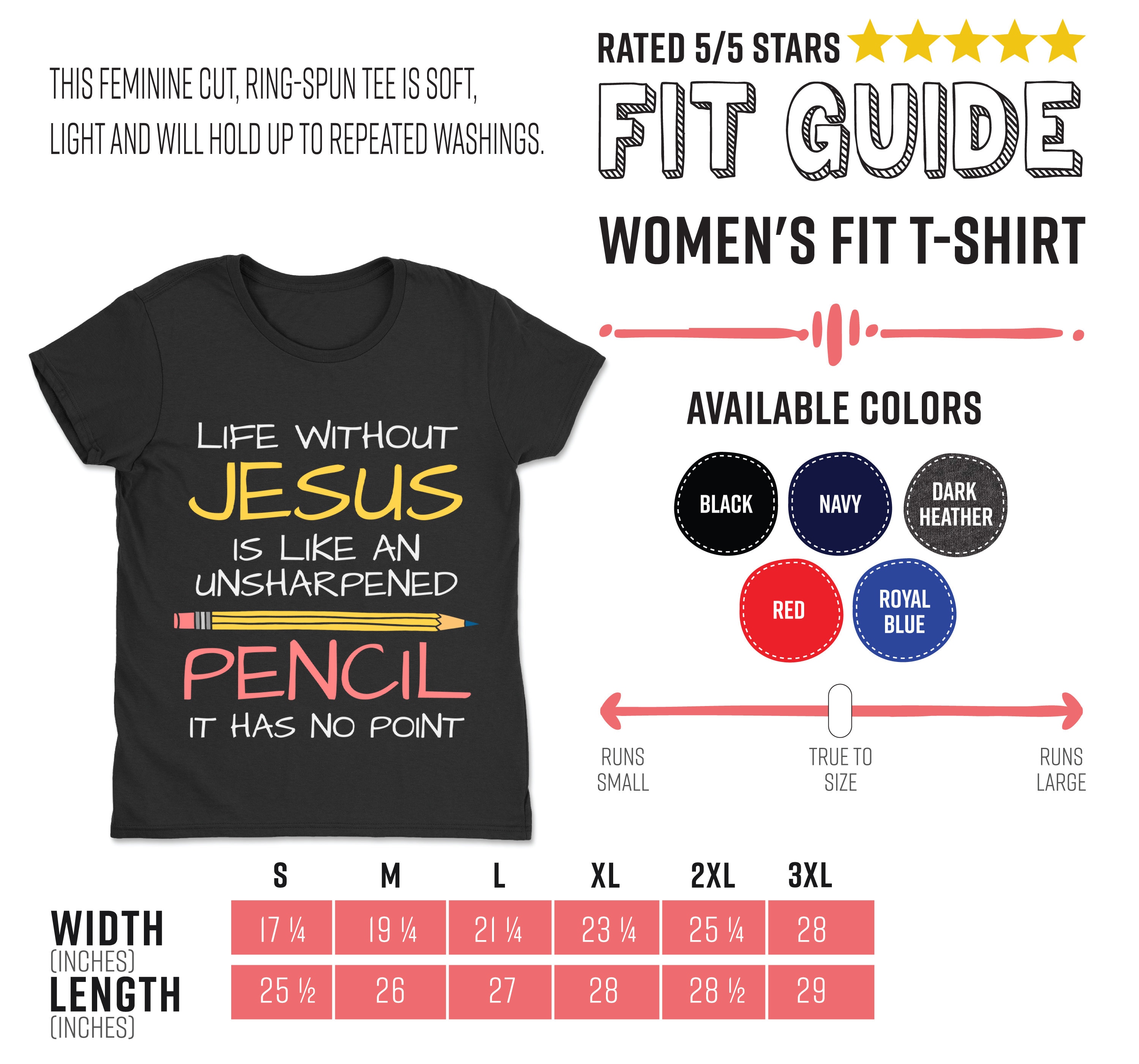Life Without Jesus is Like an Unsharpened Pencil No Point God Religious ...
