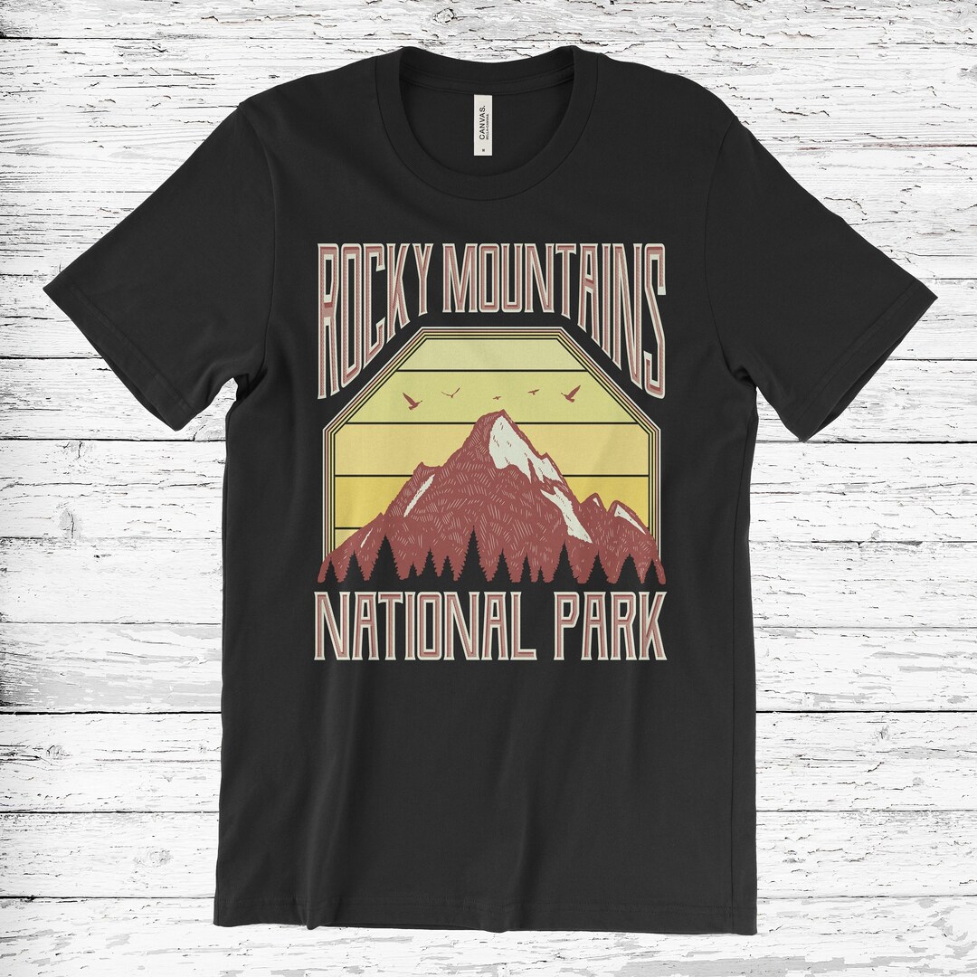Rocky Mountain National Park Tshirt Vintage Rocky Mountain Etsy