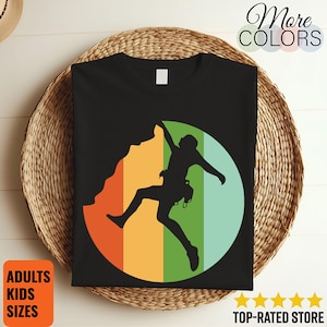 Climbing Vintage T-Shirt, Climbing Tee Shirt, Rock Climbing Shirt, Mountain Climbing, Climbing Gift, Climbing TShirt, Bouldering Shirt,