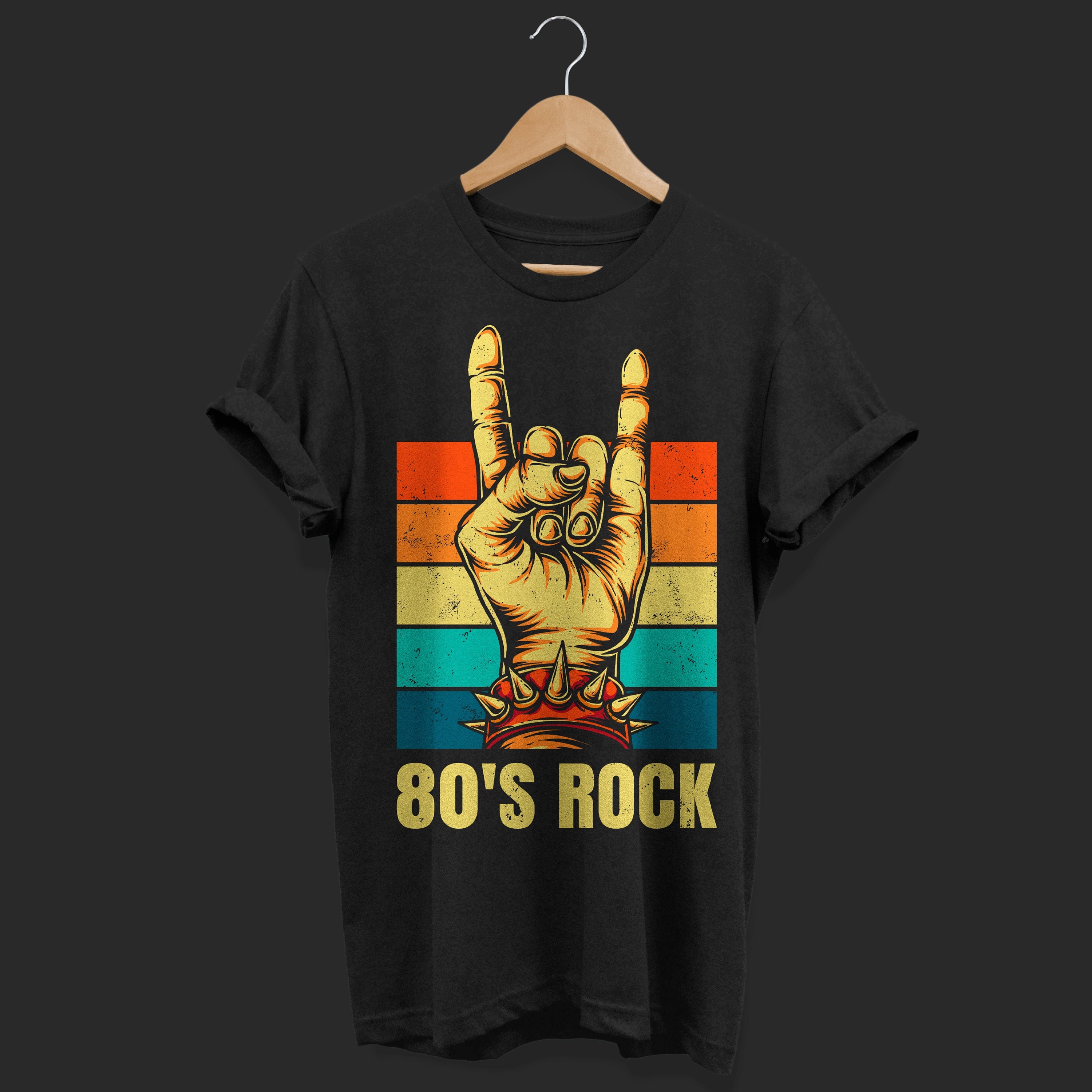 Vintage Retro 80's Rock Band Vintage Retro Themed Gift T-shirt