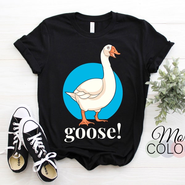 Goose! Funny Goose Birds Honk Lover Gift T-Shirt, Birthday Christmas Present, Halloween Party Outfit Meme Costume, For Adult or Kids TShirt,