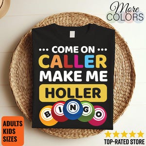 T-shirt joueur chanceux pour amateur de bingo amusant, maman, papa, grand-mère, fête des pères, cadeau amusant, idée cadeau