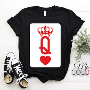Queen Of Hearts Deck Of Cards Halloween Matching Blackjack Poker Tournament Aces Playing Cards Casino Casino Players Gambling Lover Gift,