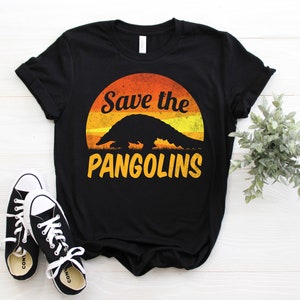 Pangolin Animal Pangolins Lover Gift T-Shirt, Wildlife Support Animals Activists, Endangered Species, Save The Pangolin, The Protectors