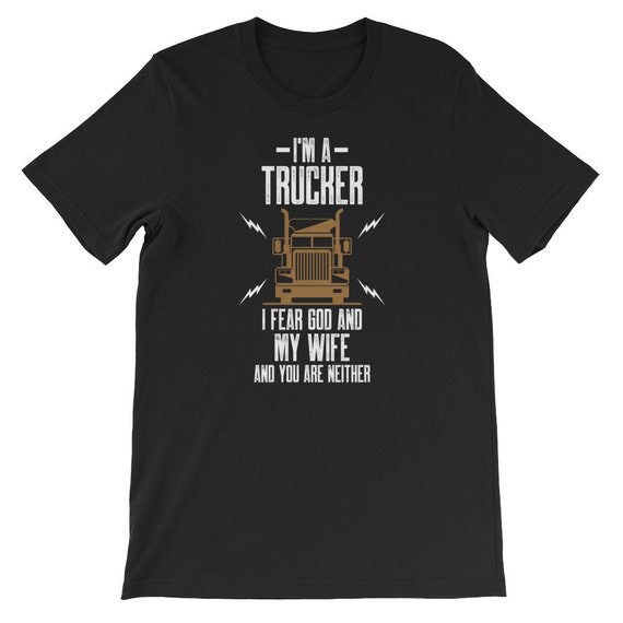 Truck Driver Vintage T-shirt, Trucker Shirts, Truck Driver 