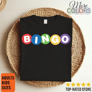 Bingo T-Shirt, Bingo Gift, Bingo TShirt, Bingo Tee, I Love Bingo, Bingo Vintage, Bingo Players, Bingo Player Gift, Bingo Lover Shirt,