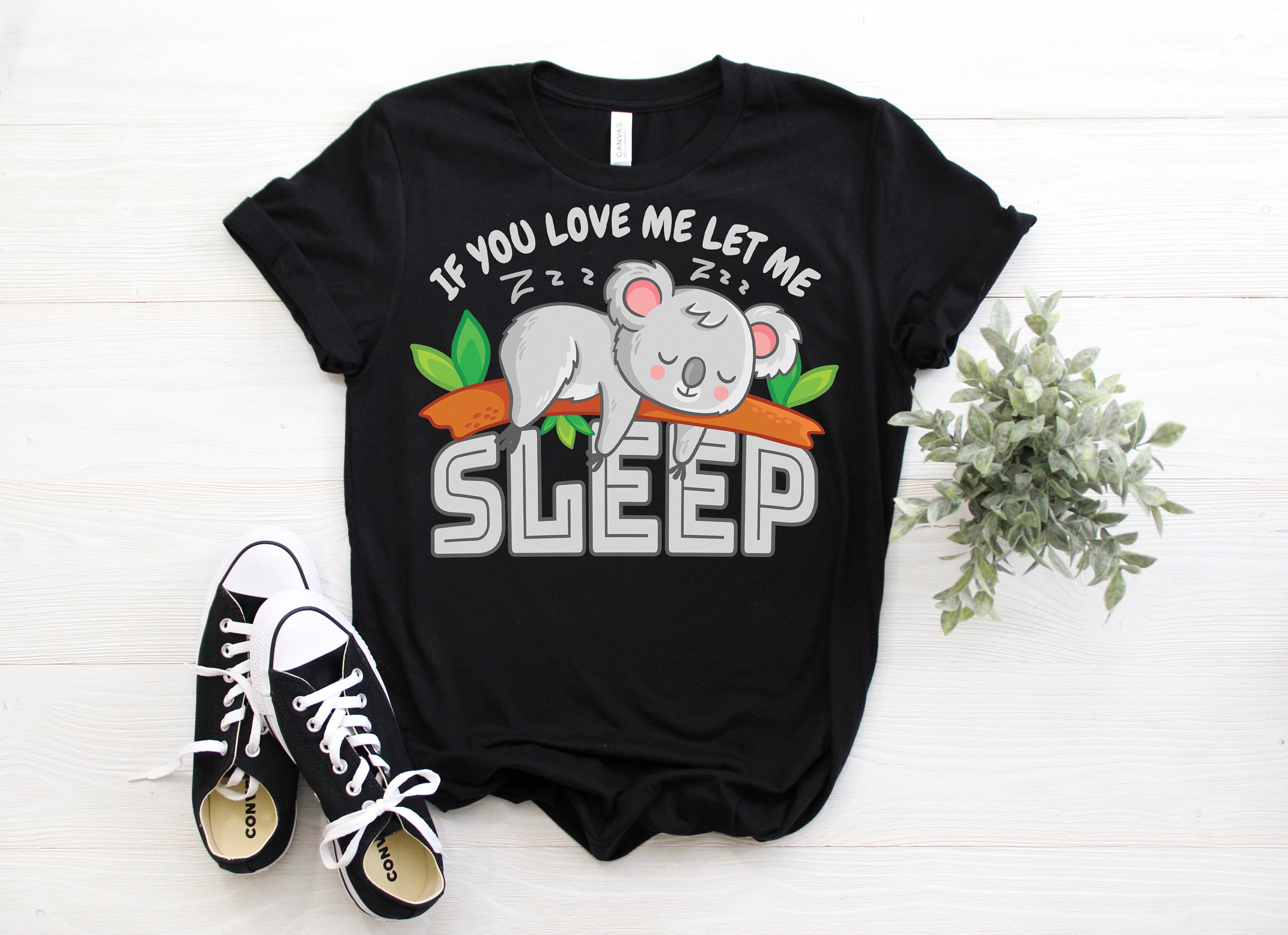 Discover If You Love Me Let Me Sleep Koala Gift Funny T-Shirt, Koalas Animal Lovers