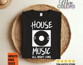 Dj Shirt, Dj Gift, Music Shirt, Dj T-shirt, Gift For Dj, Dj T Shirt, Disc Jockey Shirt, House Music, I Love House Music Birthday Present