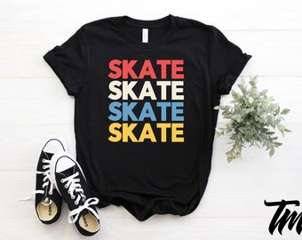 Rollschuh Unisex Shirt, Vintage Rollschuh, Rollschuhe, Rollschuhe Party, Roller Derby, Roller Derby Shirt, Rollschuh Geschenk,