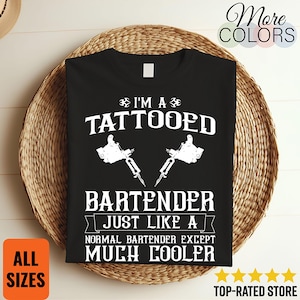Barkeeper T-Shirt, Barkeeper Geschenke, für die Barkeeper Schule, Trinkbar Shirts, Alkohol T-Shirt, lustiges Barkeeper Tank Top, Geburtstagsgeschenk,