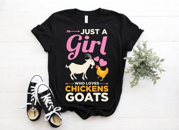Goat Animal Lover Gift Just A Girl Who Loves Goats T-Shirt Goat Animal Lover Gift Just A Girl Who Loves Goats T-Shirt