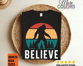 Bigfoot T-Shirt, Sasquatch Shirt, Bigfoot, Bigfoot Gift, Funny Bigfoot Shirt, Bigfoot Tshirt, Hide and Seek Champion Shirt Bigfoot, Vintage,