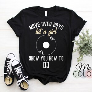 Dj T-Shirt, Old School Dj T Shirts, Dj Tanner TShirt, Gift for Dj, Disc Jockey Tee, Vinyl Record, Birthday Present, Dj hoodie, Headphones,
