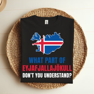 Island Flagge Karte Verstehen Sie nicht lustiges T-Shirt, Geschenk TShirt Reykjavík Island Liebhaber Kleidung Souvenir Island, isländischen Urlaub Shirt