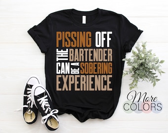 Bartender T-Shirt, Bartender Gifts, For Bartending School, Drinking Bar Shirts, Alcohol Tee, Funny Bartender Tank Top, Birthday Present,