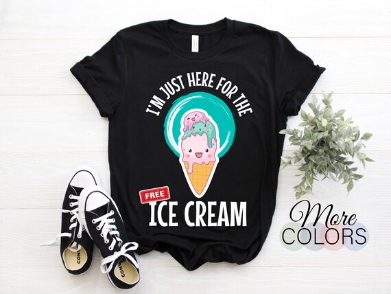 Ice Cream Shirt Frozen Sweet Dessert Tshirt Cone Cute Gift Ice Cream Shirt Frozen Sweet Dessert Tshirt Cone Cute Gift