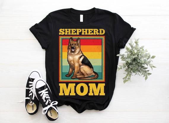 Circular Retro German Shepherd Owner Gift Shepard Dad Mom T-Shirt Circular Retro German Shepherd Owner Gift Shepard Dad Mom T-Shirt