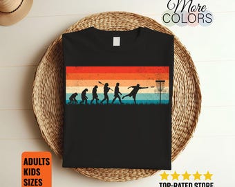 Camiseta divertida de disc golf para amantes del deporte, regalo para jugadores, disco volador vintage, lanzamiento de frisbee personalizado, camisetas para jugadores que lanzan un disco