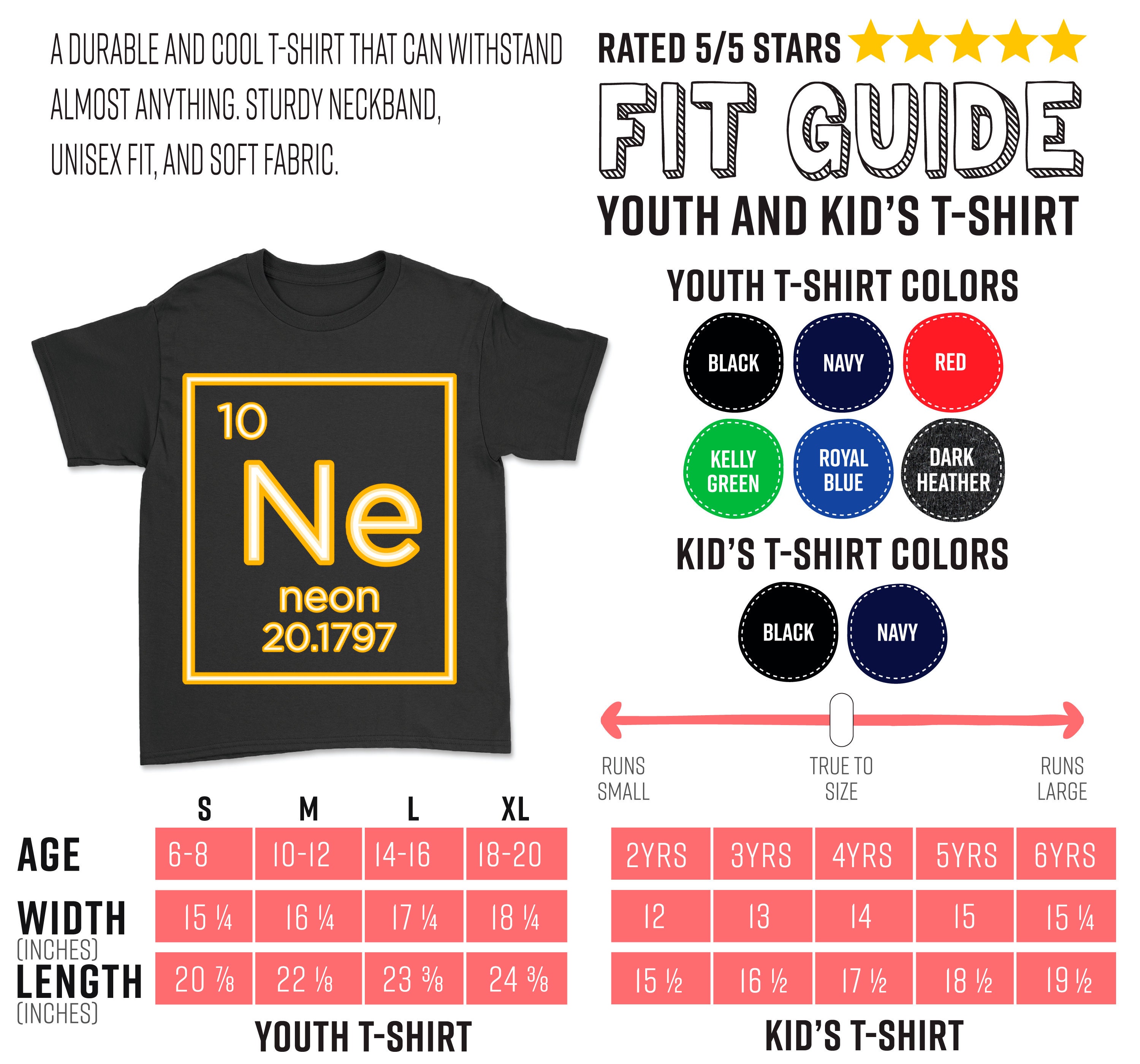 Neon element 2025 t shirt