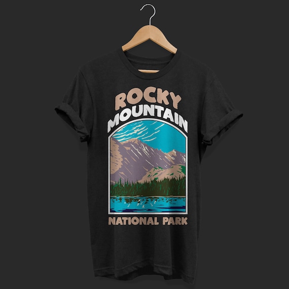 Rocky Mountain National Park US Vintage T-shirt USA Colorado - Etsy