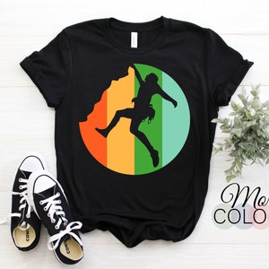 Climbing Vintage T-Shirt, Climbing Tee Shirt, Rock Climbing Shirt, Mountain Climbing, Climbing Gift, Climbing TShirt, Bouldering Shirt,