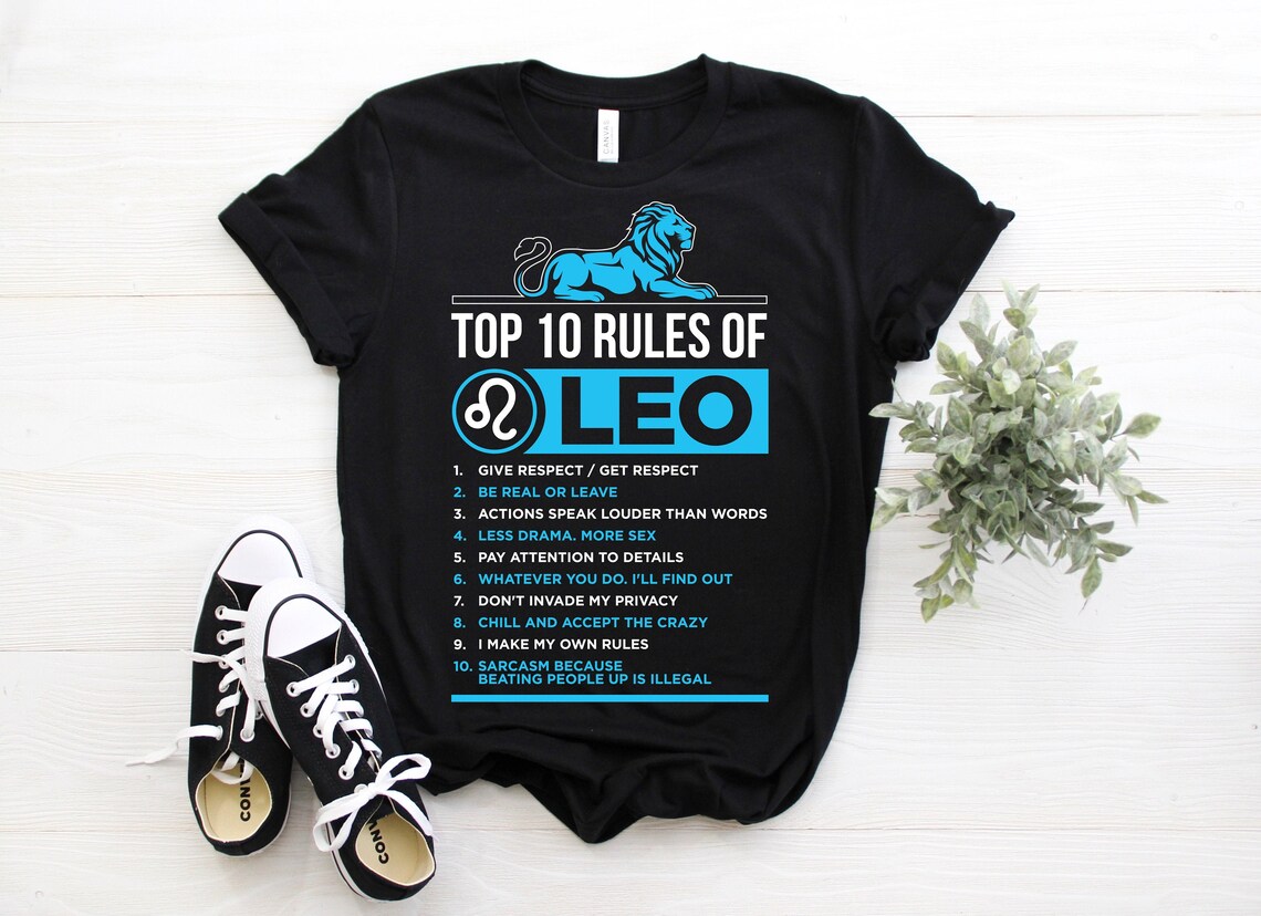 Top 10 Rules Of Leo Lion Facts Traits Horoscope Zodiac Etsy