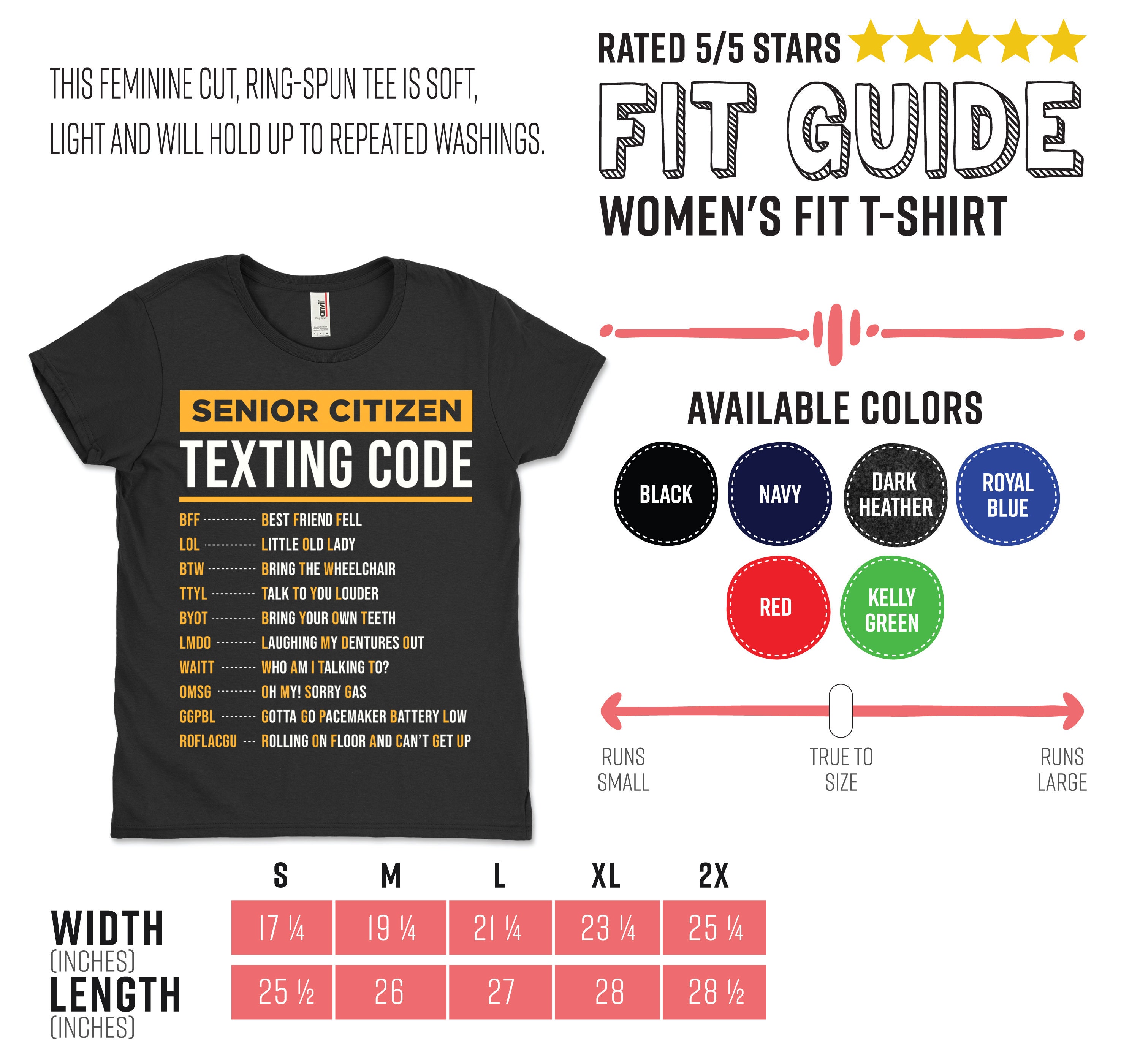Gifts For Senior Citizens - Senior Citizen Texting Code - Gift For Senior  Women And Men - Funny Gag …See more Gifts For Senior Citizens - Senior