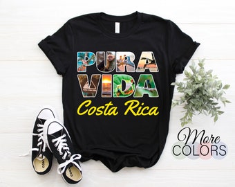 COSTA RICA PURA VIDA Tシャツ USAヴィンテージ夏SALE Costa Rica Pura Vida Comfort Colors T-shirt Costa Rica Shirt
