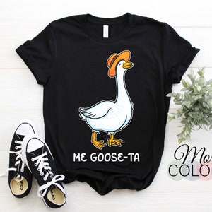 ¡Me Goose Ta Mexican Funny Spanish Fiesta Goose! Camiseta divertida del regalo del amante de la bocina de los pájaros del ganso, meme del traje del partido del regalo de Navidad del cumpleaños,