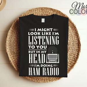 Vintage Amateur Radio T-Shirt, Retro Ham Radio Operator Gift for Dad & Grandpa, Perfect Birthday Tee Present for Ham Radio Enthusiasts Gifts