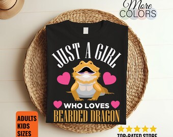 Bearded Dragon Reptile Funny Lizard Lover Gift T-shirt, Cute Bearded Dragons, Owner Birthday Present Tees, Reptiles Lizards Shirts, Pogona,