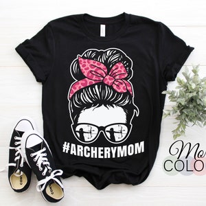 Archery Mom Archer Gift Outfit, Arrow Bow Sport Lover Present T-Shirt, Women Girls Bowman, Shooting Competition Team, Mother's Day Clothes,