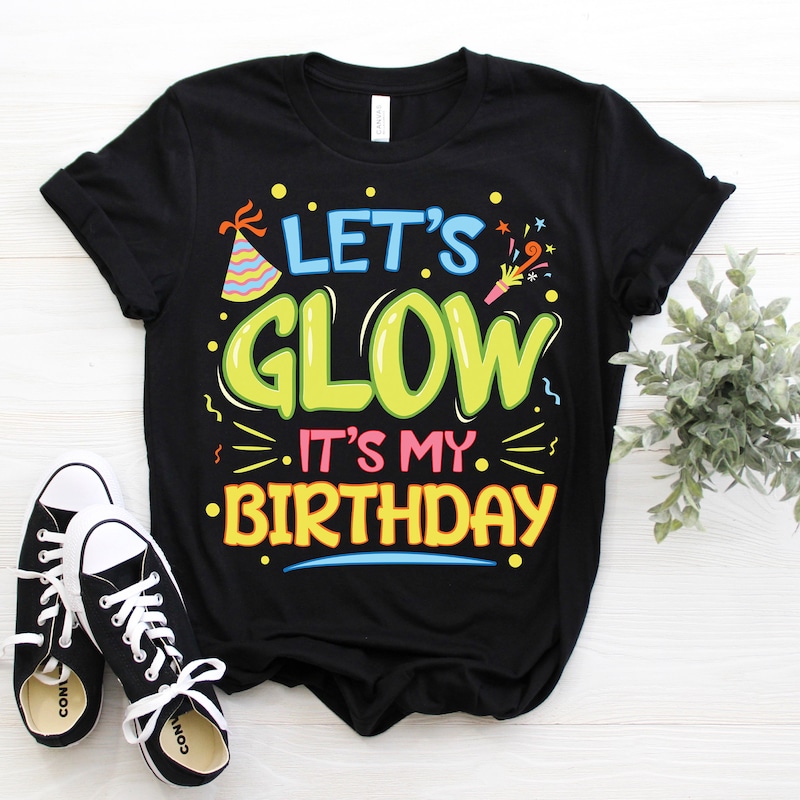 Glow Party Birthday Party Aunt Funny Gift T Shirts