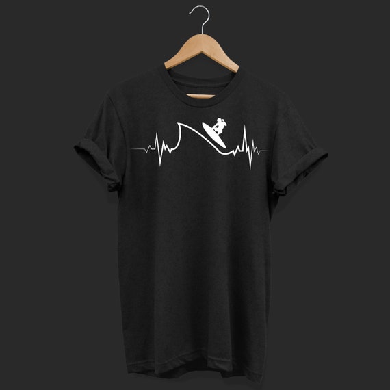 Heartbeat Surfer Shirt Surfing Lovers Gift Heartbeat Surfer Shirt Surfing Lovers Gift