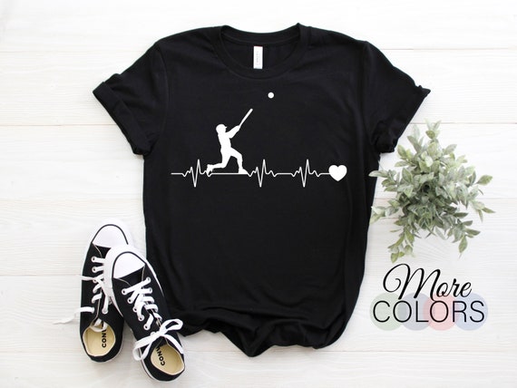 Maglietta Baseball Battito Cardiaco - T-Shirt Unisex Per Appassionati Di Baseball | Cotone E Poliestere - Foto 13