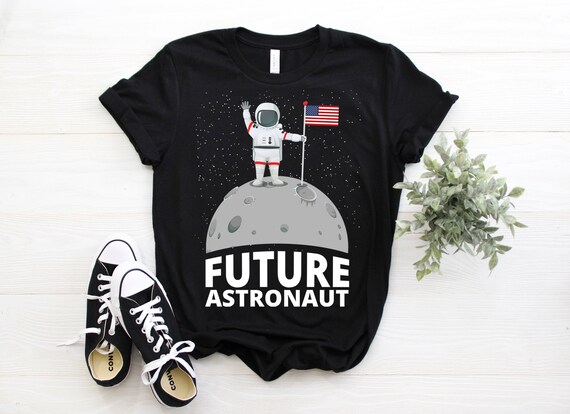Future Astronaut Spaceman Funny Space Dwarf Solar System Astronomy T-Shirt, Space Geeks Gifts, Astronauts Lovers Birthday Party Present Moon