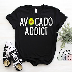 Avocado T-Shirt, Vegan Shirt, Avocado Lover, Avocado Tank Top, Avocado TShirt, Avocado Gift, Funny Avocado shirt, Avocado Hoodie,