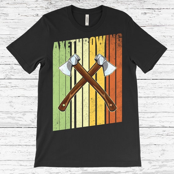 Axe Throwing T Shirt Vintage Funny Ax Thrower Gift T-Shirt Axe Throwing T Shirt Vintage Funny Ax Thrower Gift T-Shirt