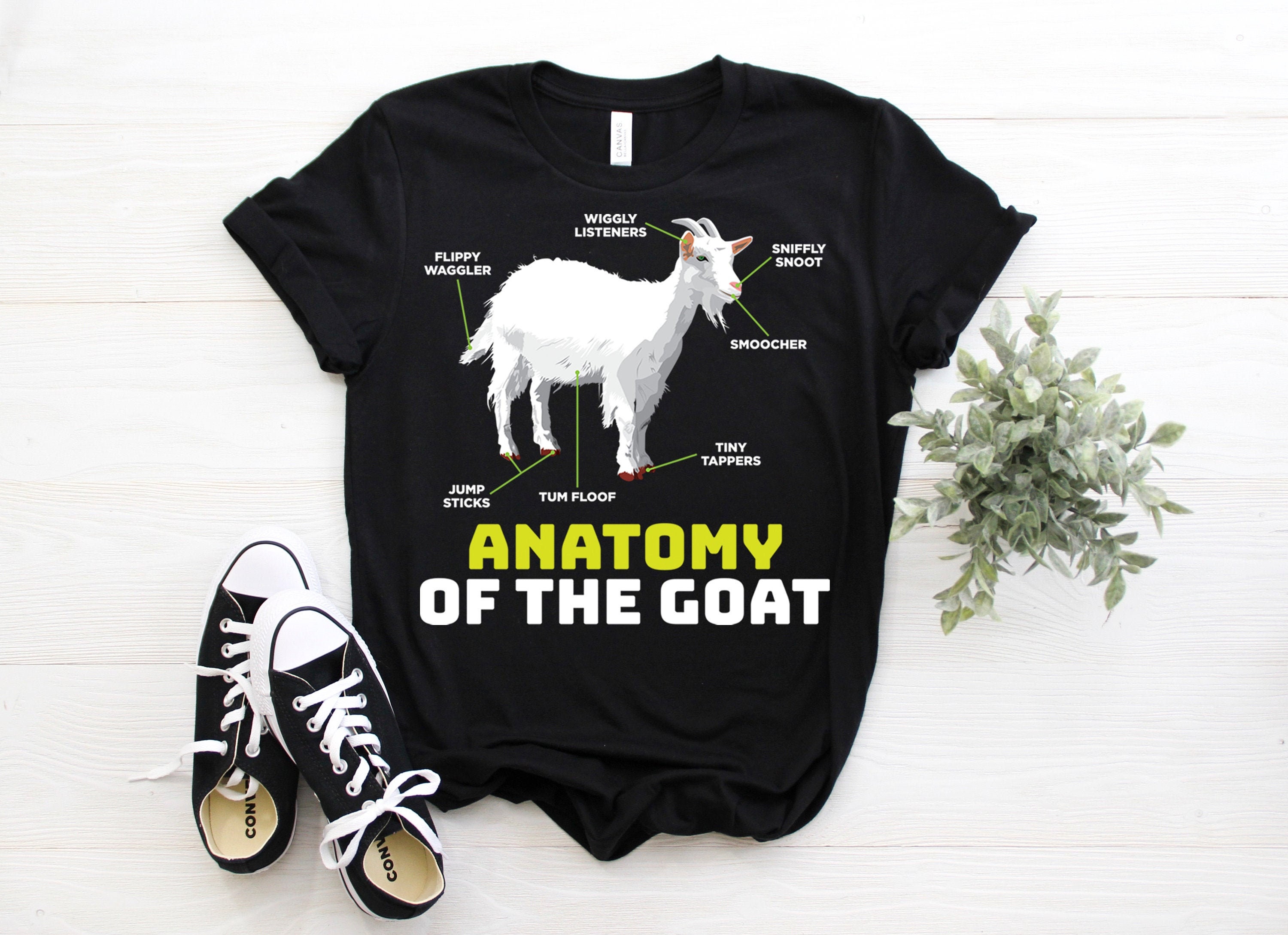 Anatomy Of The Goat Baby Kid Cute Animal Lover Shirt Floof Anatomy Of The Goat Baby Kid Cute Animal Lover Shirt Floof