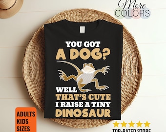 Bearded Dragon Reptile Funny Lizard Lover Gift T-shirt, Cute Bearded Dragons, Owner Birthday Present Tees, Reptiles Lizards Shirts, Pogona,