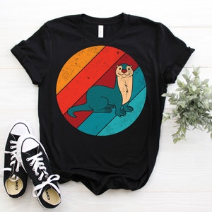 Vintage Otter Animal Sea Otter River Otter Lover T Shirt Vintage Otter Animal Sea Otter River Otter Lover T Shirt