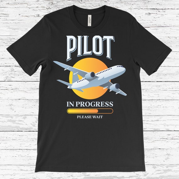 Future Pilot Loading Bar T-Shirt Flight School Student Gift Future Pilot Loading Bar T-Shirt Flight School Student Gift
