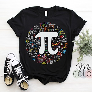 Pi Day Spiral Pi Math For 3.14 Ratio Funny T-Shirt, Mathematical Nerd Science Algebra Symbol Engineer School Costume Student Teachers Gift,